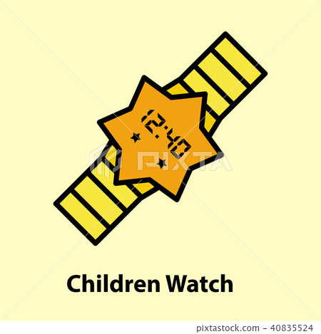 Line icon of Children Watch Line icon of Children Watch 40835524
