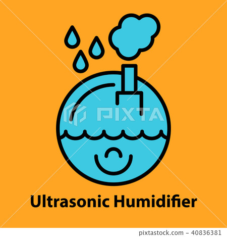 Line icon of Ultrasonic Humidifier Line icon of Ultrasonic Humidifier 40836381