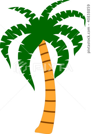 Palm tree ever summer illustration Palm tree ever summer illustration 40838859