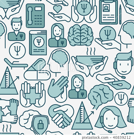 Psychological help seamless pattern Psychological help seamless pattern 40839212