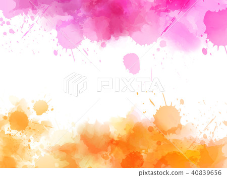 Abstract background with watercolor splashes 40839656