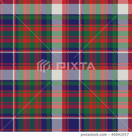 British tartan check plaid seamless pattern 40842057