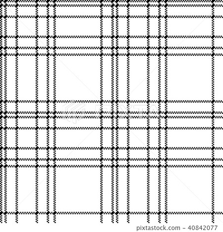 White color check pixel seamless pattern 40842077