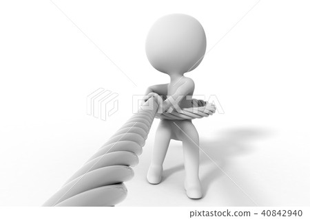 A person who pulls a rope A person who pulls a rope 40842940