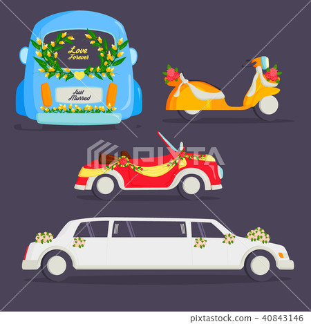 Wedding fashion transportation traditional auto expensive retro ceremony bride transport and Wedding fashion transportation traditional auto expensive retro ceremony bride transport and 40843146