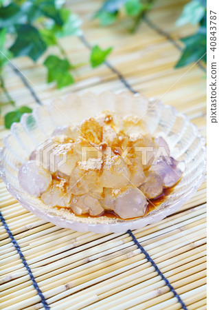 Desert sweets warabi mochi Desert sweets warabi mochi 40843787