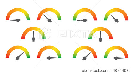 Meter signs infographic gauge element Meter signs infographic gauge element 40844023