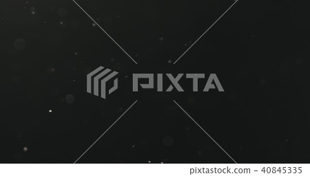 dust particles floating over black background with motion blur dust particles floating over black background with motion blur 40845335