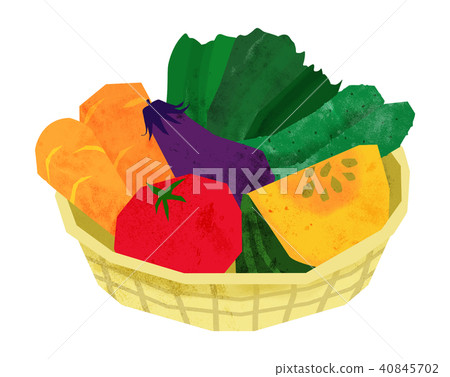 菜新鮮的例證紅蘿蔔蕃茄南瓜 40845702
