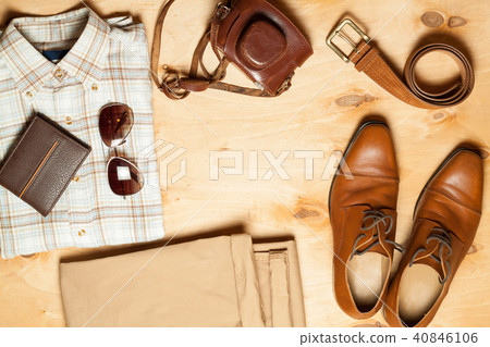 Outfit of modern creative men. Outfit of modern creative men. 40846106