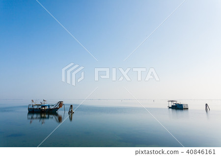 Fishing boats from Po river lagoon, Italy Fishing boats from Po river lagoon, Italy 40846161