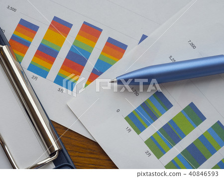 Business image, graph, binder 40846593