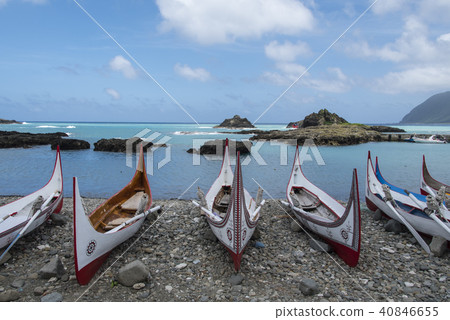 蘭嶼東清灣拼板舟 40846655