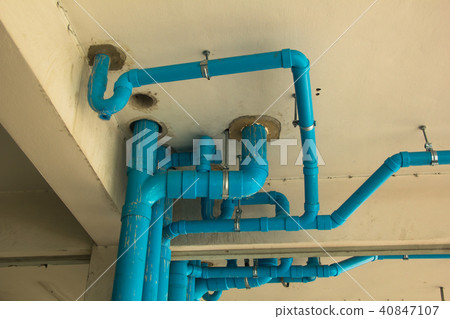 PVC pipeline suspension. PVC pipeline suspension. 40847107