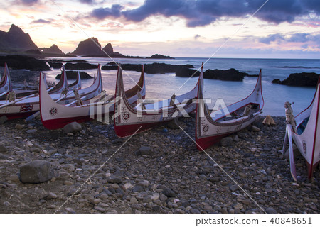 Lanyu flying fish season jigsaw boat 40848651