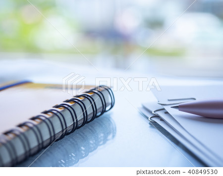 Business image, documents, notebook, woman 40849530