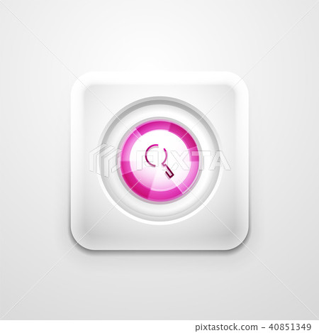Search magnifyier web button, magnify icon. Modern magnifying glass sign, web site design or mobile Search magnifyier web button, magnify icon. Modern magnifying glass sign, web site design or mobile 40851349