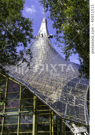 The glass roof inside the Olympic Stadium,Munich 40851513