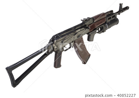 Kalashnikov AK 74 with GP-25 grenade launcher Kalashnikov AK 74 with GP-25 grenade launcher 40852227