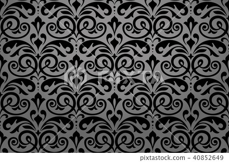 Wallpaper in the style of Baroque seamless vector Wallpaper in the style of Baroque seamless vector 40852649