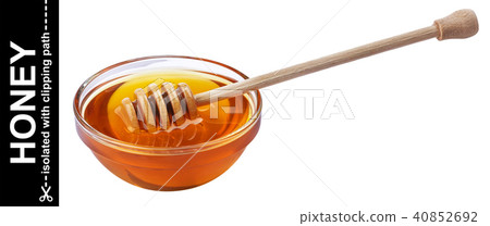Honey isolated on white background with clipping path 40852692