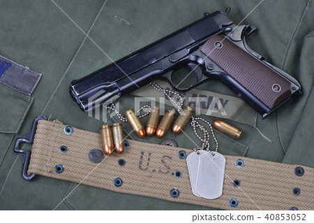 colt government M1911 with US ARMY uniform colt government M1911 with US ARMY uniform 40853052
