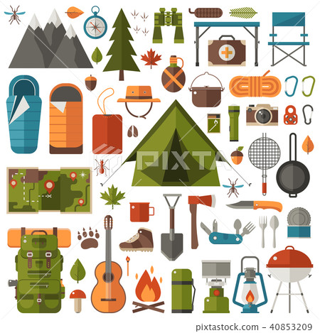Camping and Hiking Equipment Set 40853209