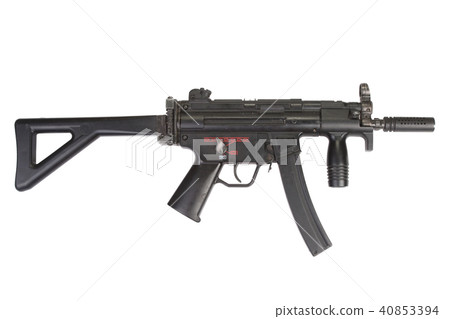 submachine gun MP5 isolated 40853394