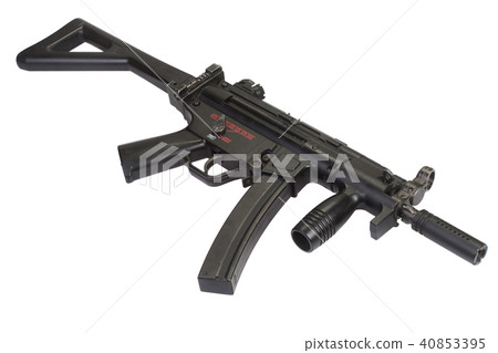 submachine gun MP5 isolated submachine gun MP5 isolated 40853395