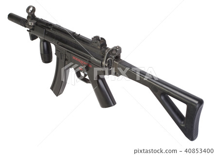 submachine gun MP5 isolated 40853400