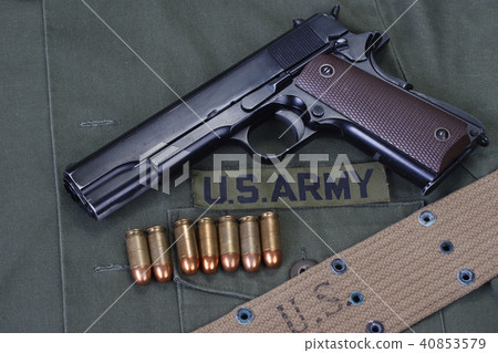 colt government 1911 with us army uniform colt government 1911 with us army uniform 40853579