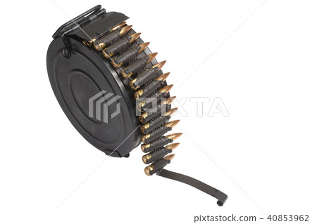 RPD-44 round ammunition box with machine-gun belt 40853962