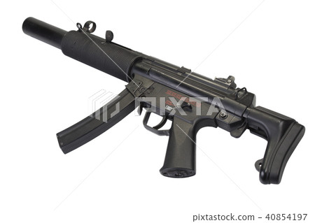 submachine gun MP5 with silencer 40854197