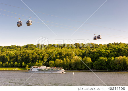 Moskva River near Luzhniki park, Moscow 40854308