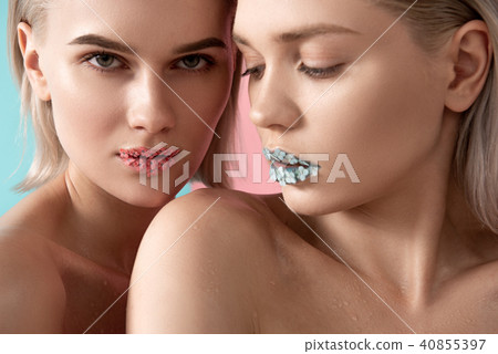 Female people prefer professional skincare Female people prefer professional skincare 40855397