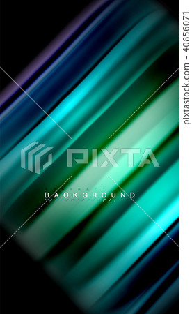 Fluid mixing colors, vector wave abstract background Fluid mixing colors, vector wave abstract background 40856071