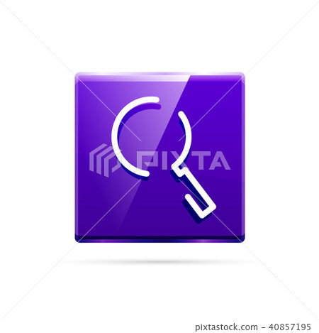 Search magnifyier web button, magnify icon. Modern magnifying glass sign, web site design or mobile Search magnifyier web button, magnify icon. Modern magnifying glass sign, web site design or mobile 40857195