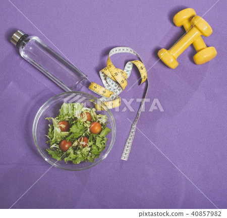 Sport equipment and healthy food Sport equipment and healthy food 40857982