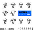 icons set of idea symbols 40858361