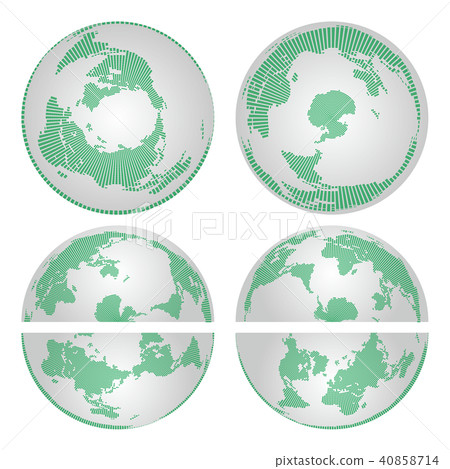 Vector illustration earth world map design Vector illustration earth world map design 40858714