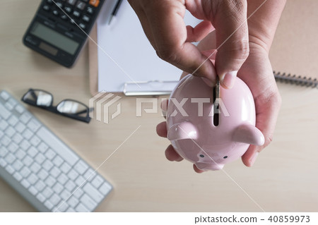 Positive  pension Happiness money saving for  40859973