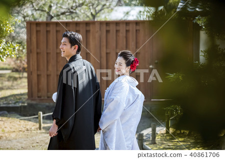 Japanese dress wedding bride and groom Japanese dress wedding bride and groom 40861706
