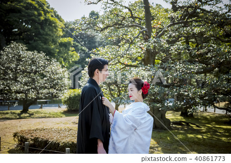 Japanese dress wedding bride and groom Japanese dress wedding bride and groom 40861773
