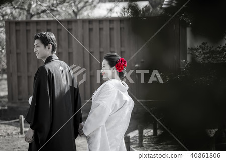 Japanese dress wedding bride and groom Japanese dress wedding bride and groom 40861806