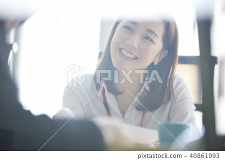 Business woman meeting room 40861993