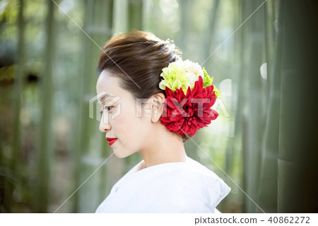 日本服飾婚禮新娘 40862272