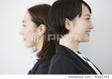 Business woman smile positive 40862303