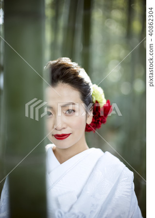 日本服飾婚禮新娘 40862304