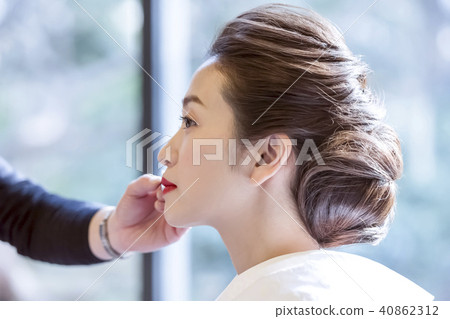 日本禮服婚禮髮型化妝 40862312
