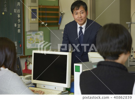 School staff room teacher 40862839